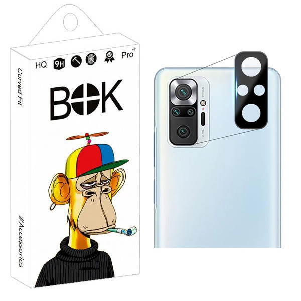 محافظ لنز دوربین بوک مدل 3D-9H مناسب برای گوشی موبایل شیائومی Redmi Note 10 Pro / Note 10 Pro Max