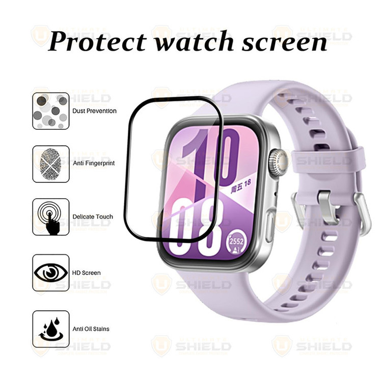 محافظ صفحه نمایش آلتیمیت شیلد مدل Nano Pmma مناسب برای ساعت هوشمند هوآوی Watch Fit 4 بسته دو عددی