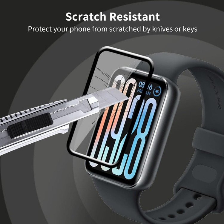 محافظ صفحه نمایش گلستیک مدل Nano Pmma GL مناسب برای ساعت هوشمند شیائومی Smart Band 9 Pro بسته دو عددی