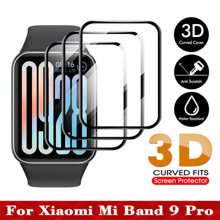 محافظ صفحه نمایش گلستیک مدل Nano Pmma GL مناسب برای ساعت هوشمند شیائومی Smart Band 9 Pro بسته دو عددی