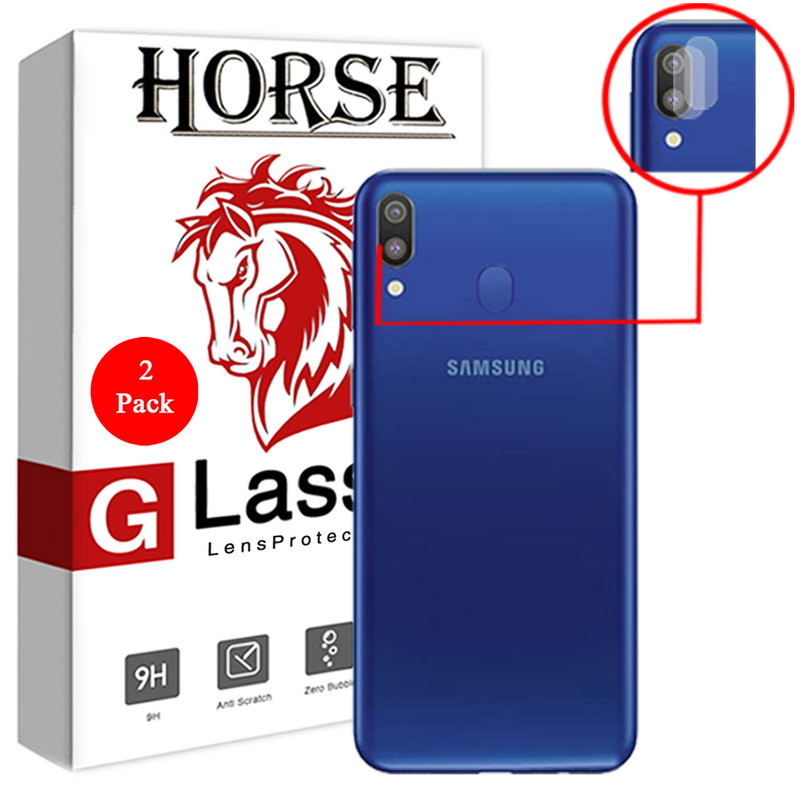محافظ لنز دوربین هورس مدل UTF مناسب برای گوشی موبایل سامسونگ Galaxy M20 بسته دو عددی
