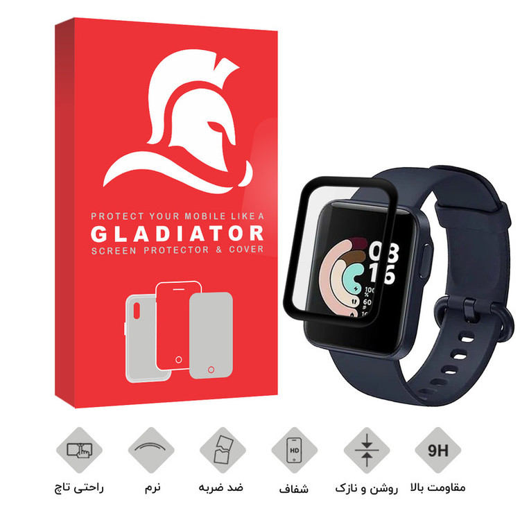 محافظ صفحه نمایش گلادیاتور مدل GWP3000 مناسب برای ساعت هوشمند شیائومی Redmi Watch بسته سه عددی