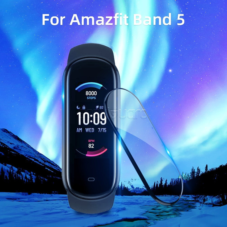 محافظ صفحه نمایش بادیگارد مدل PMMA مناسب برای ساعت هوشمند امیزفیت Amazfit Band 5