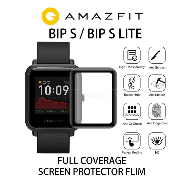 محافظ صفحه نمایش بادیگارد مدل PMMA مناسب برای ساعت هوشمند امیزفیت Amazfit Bip S