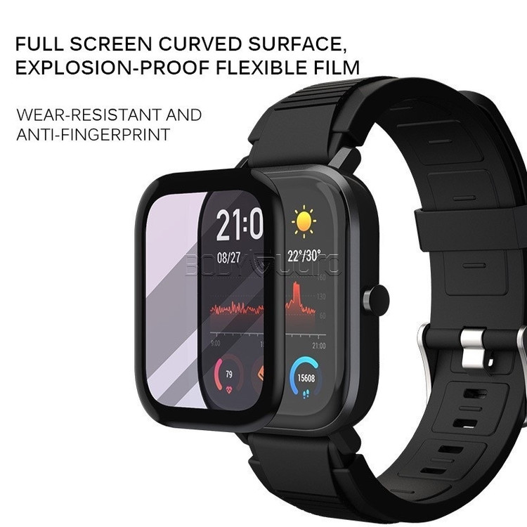 محافظ صفحه نمایش بادیگارد مدل PMMA مناسب برای ساعت هوشمند امیزفیت Amazfit Bip S