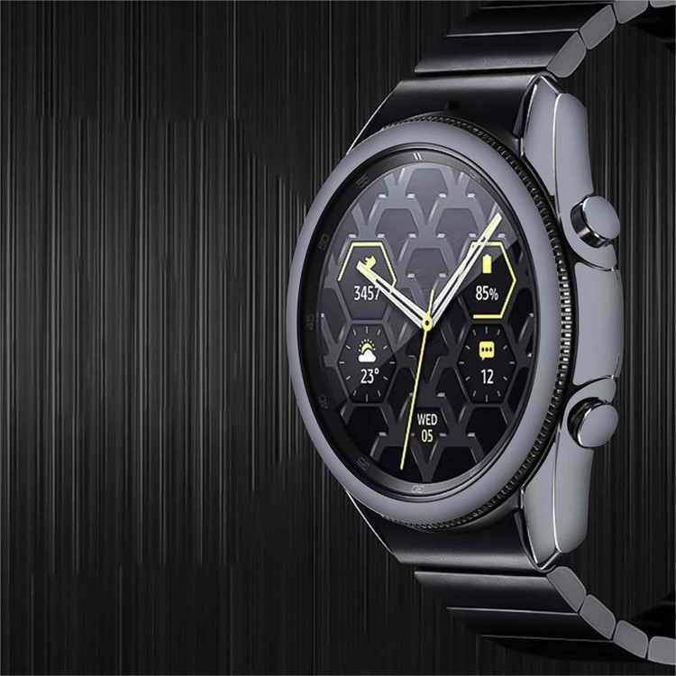 برچسب ماهوت طرح Matte-Silver مناسب برای ساعت هوشمند سامسونگ Galaxy Watch3 45mm