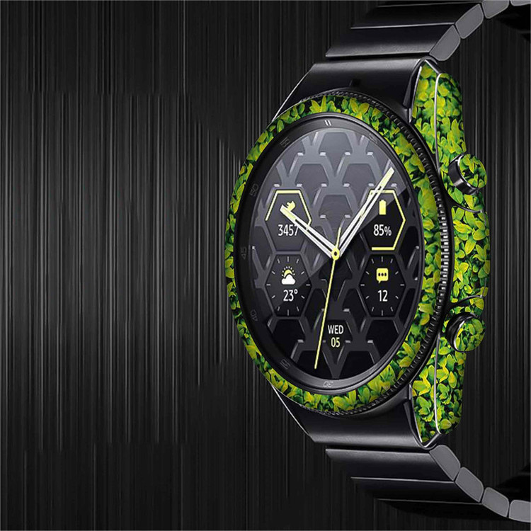 برچسب ماهوت طرح Leafs مناسب برای ساعت هوشمند سامسونگ Galaxy Watch3 45mm