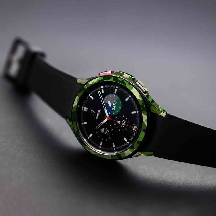 برچسب ماهوت طرح Army-Green-2 مناسب برای ساعت هوشمند سامسونگ Watch4 Classic 46mm
