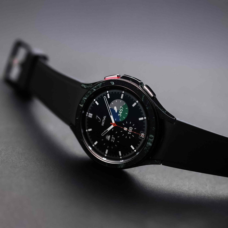 برچسب ماهوت طرح Graphite-Green-Marble مناسب برای ساعت هوشمند سامسونگ Watch4 Classic 46mm