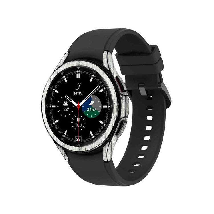 برچسب ماهوت طرح White-Wood مناسب برای ساعت هوشمند سامسونگ Watch4 Classic 46mm