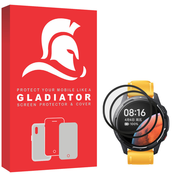 محافظ صفحه نمایش گلادیاتور مدل GWP2000 مناسب برای ساعت هوشمند شیائومی Mi Watch Color 2 بسته دو عددی