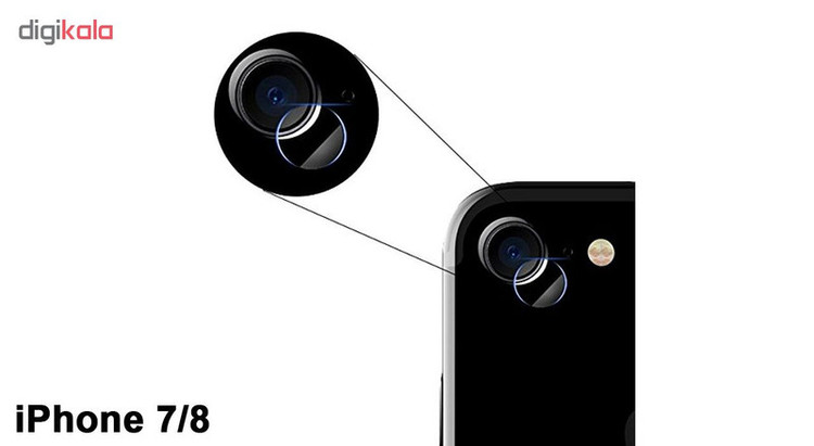 محافظ لنز دوربین هورس مدل UTF مناسب برای گوشی موبایل اپل iPhone 8