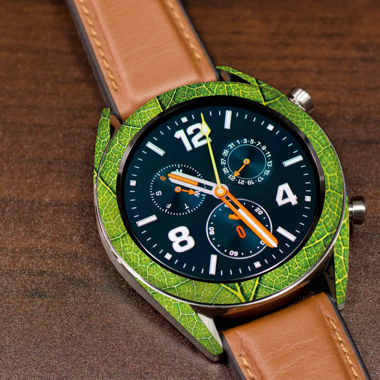 برچسب ماهوت طرح Leaf-Texture مناسب برای ساعت هوشمند هوآوی Watch GT