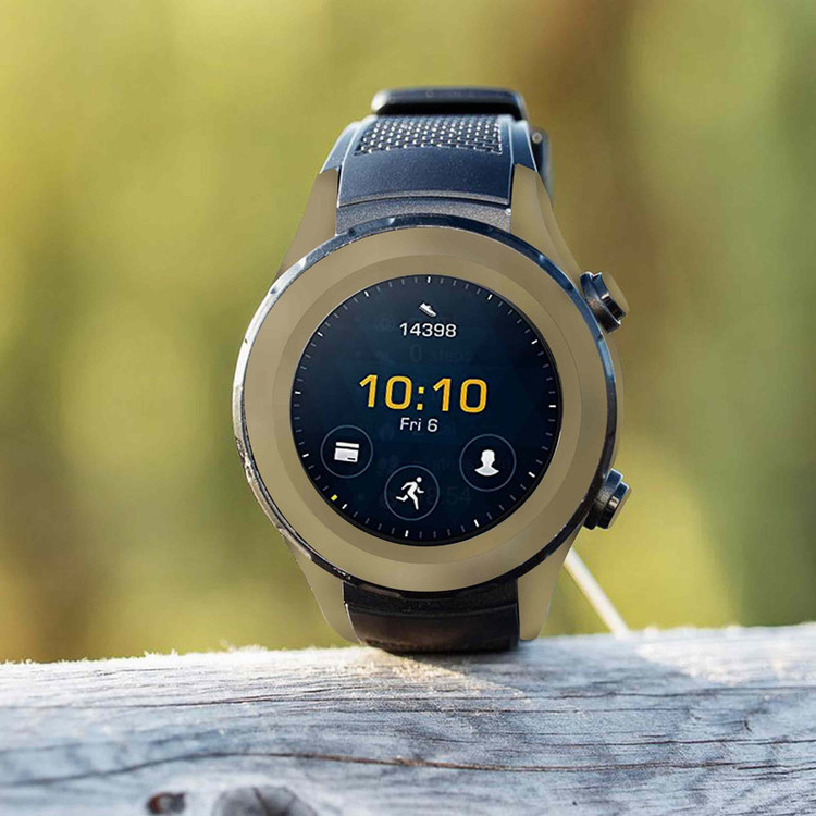 برچسب ماهوت طرح Matte-Gold مناسب برای ساعت هوشمند هوآوی Watch 2
