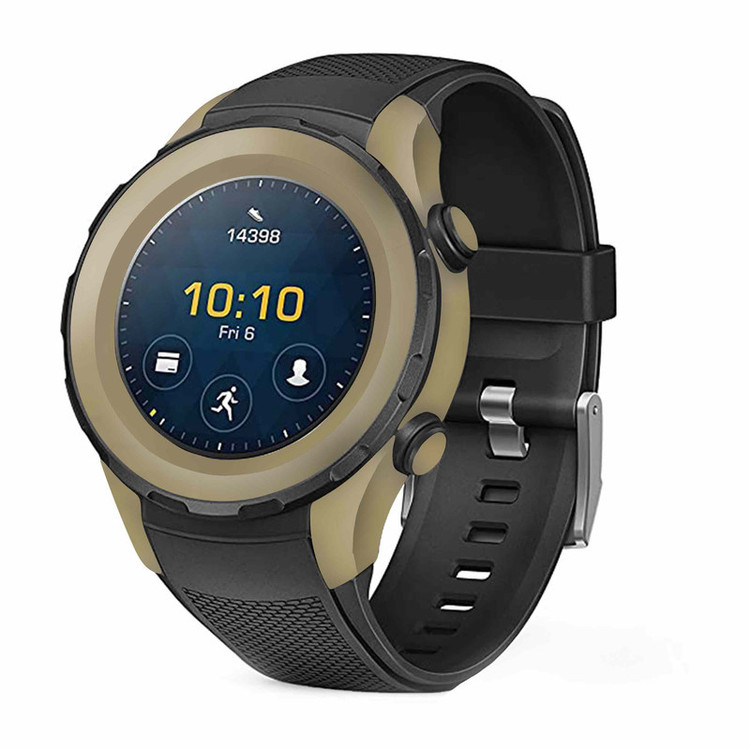برچسب ماهوت طرح Matte-Gold مناسب برای ساعت هوشمند هوآوی Watch 2
