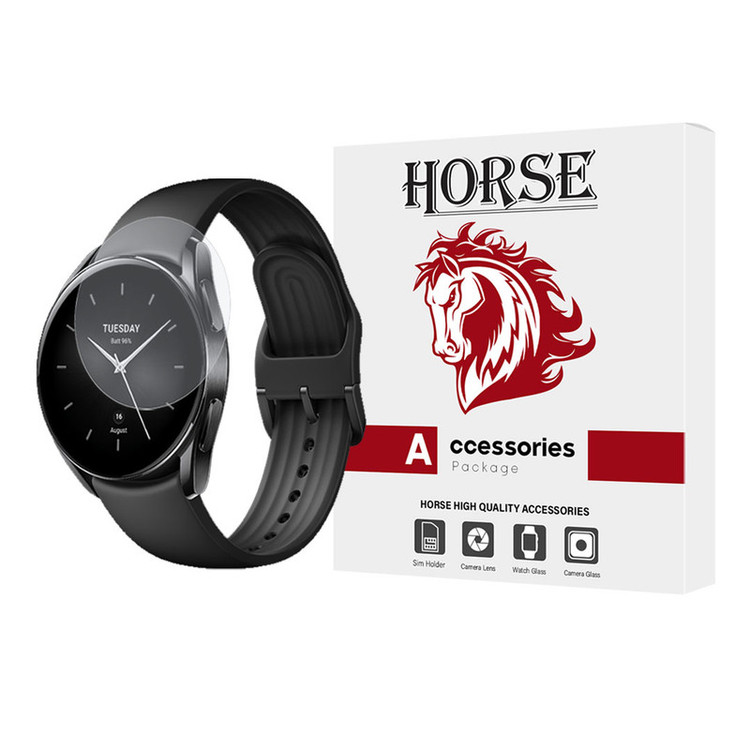محافظ صفحه نمایش هورس مدل SMPWATCHH مناسب برای ساعت هوشمند شیائومی Watch S2 42 mm