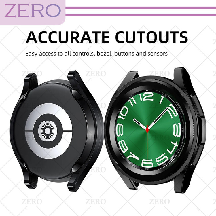 کاور زیرو مدل ZR-360 مناسب برای ساعت هوشمند سامسونگ Galaxy Watch 6 Classic 47mm
