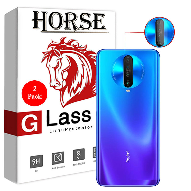محافظ لنز دوربین هورس مدل UTF مناسب برای گوشی موبایل شیائومی Redmi K30 بسته دو عددی