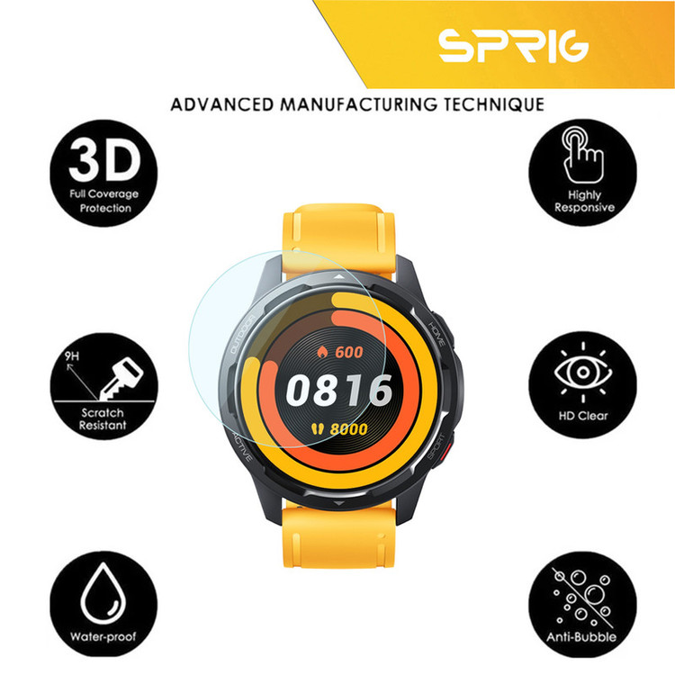 محافظ صفحه نمایش اسپریگ مدل SH-SPG مناسب برای ساعت هوشمند میبرو A2 بسته سه عددی