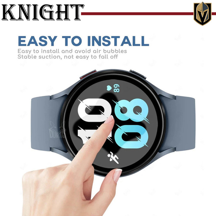 محافظ صفحه نمایش شیشهای نایت مدل SH-KT مناسب برای ساعت هوشمند سامسونگ Galaxy Watch 4 Classic 46mm بسته دو عددی