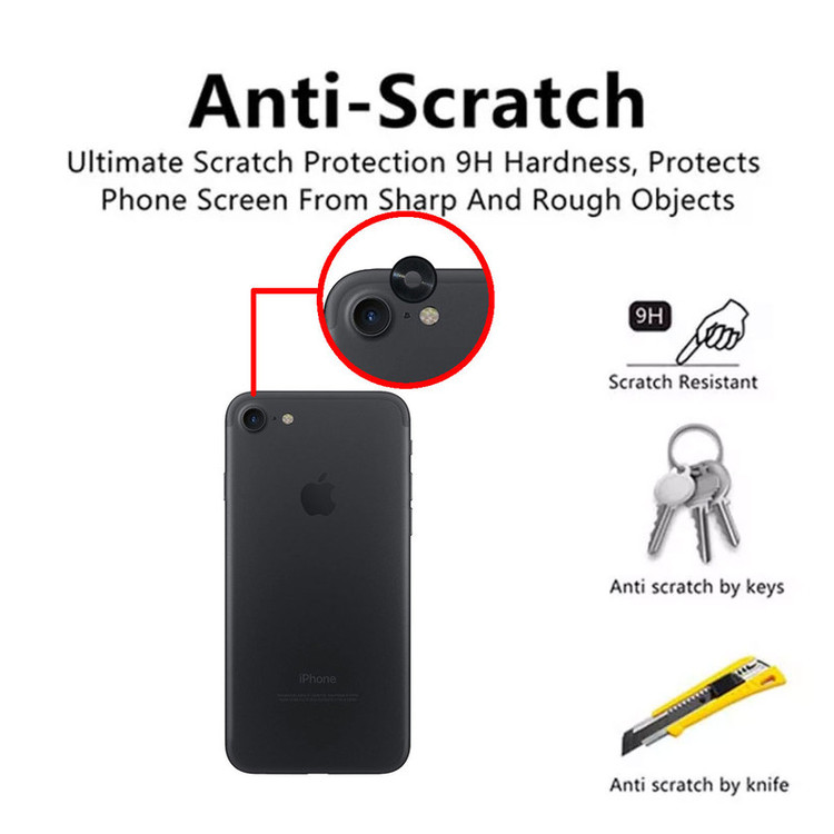 محافظ لنز دوربین هورس مدل STL-BLK مناسب برای گوشی موبایل اپل iPhone 7
