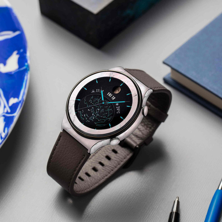 برچسب ماهوت طرح Blanco-Pink-Marble مناسب برای ساعت هوشمند هوآوی Watch GT 2 Pro