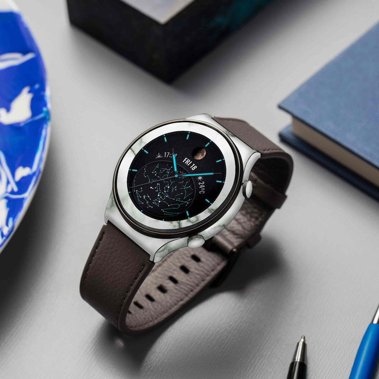 برچسب ماهوت طرح Blanco-Smoke-Marble مناسب برای ساعت هوشمند هوآوی Watch GT 2 Pro