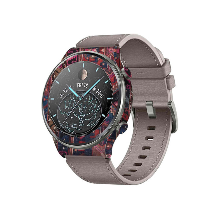 برچسب ماهوت طرح Rug مناسب برای ساعت هوشمند هوآوی Watch GT 2 Pro