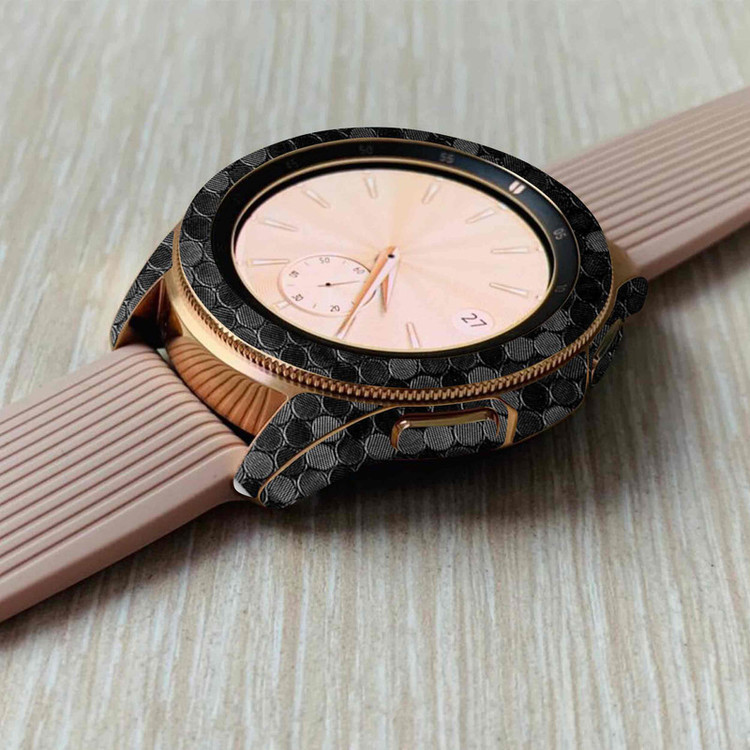 برچسب ماهوت طرح Honey-Comb-Circle مناسب برای ساعت هوشمند سامسونگ Watch4 Classic 42mm