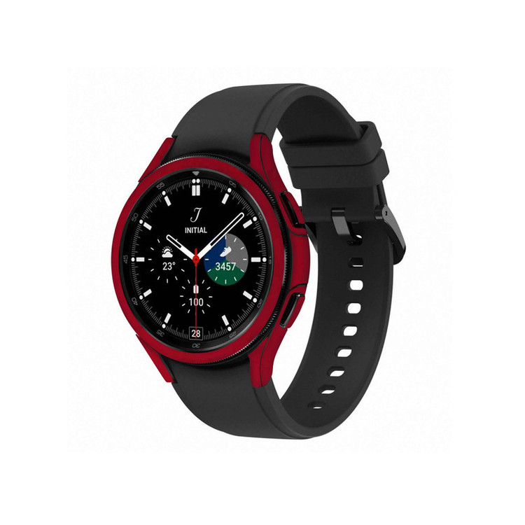 برچسب ماهوت طرح Matte-Warm-Red مناسب برای ساعت هوشمند سامسونگ Watch4 Classic 42mm