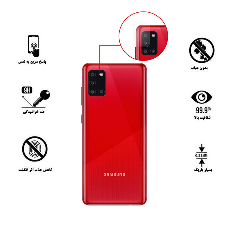 محافظ لنز دوربین هورس مدل SGL-H مناسب برای گوشی موبایل سامسونگ Galaxy A21s