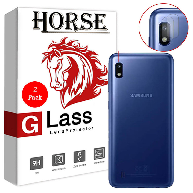 محافظ لنز دوربین هورس مدل UTF مناسب برای گوشی موبایل سامسونگ Galaxy A10 بسته دو عددی