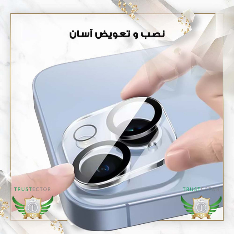 محافظ لنز دوربین تراستکتور مدل 3DLNZSLTR مناسب برای گوشی موبایل اپل iPhone 13 Pro Max / iPhone 13 Pro