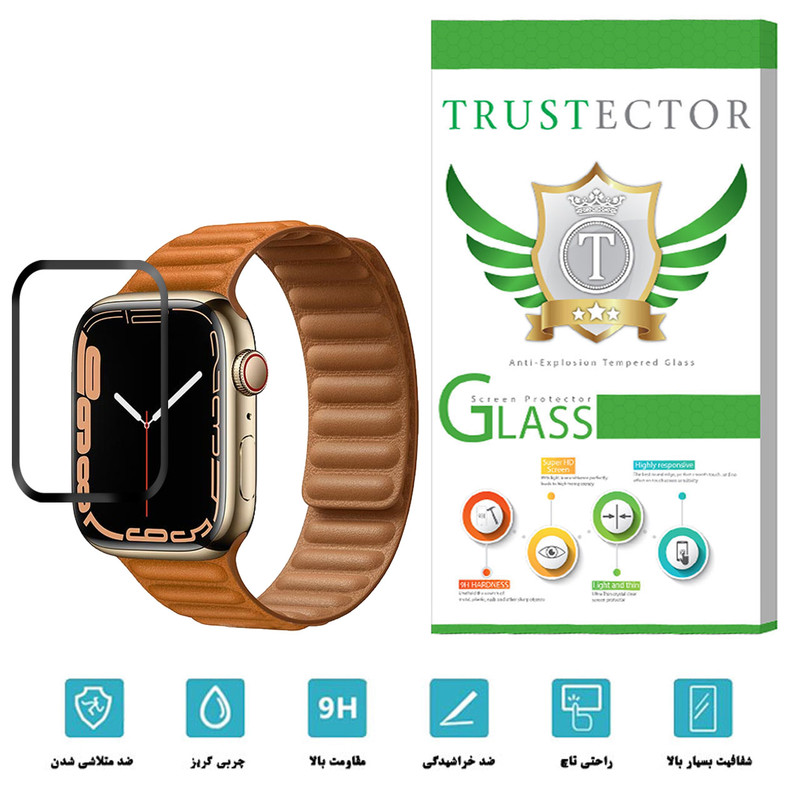محافظ صفحه نمایش تراستکتور مدل PMMA-T مناسب برای ساعت هوشمند اپل Watch Series 7 41mm