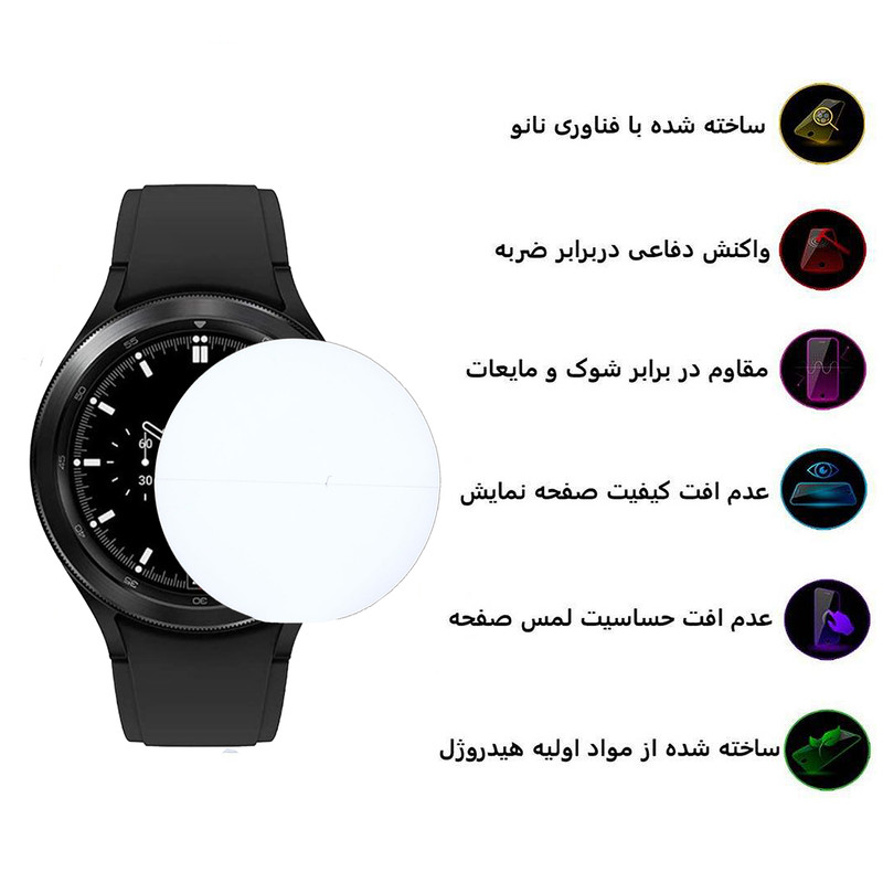 محافظ صفحه نمایش بوف مدل Hg01 مناسب برای ساعت هوشمند سامسونگ Watch 4 46mm