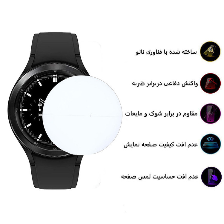 محافظ صفحه نمایش بوف مدل Hg01 مناسب برای ساعت هوشمند سامسونگ Watch 4 46mm