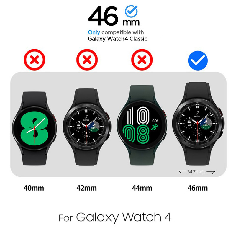 محافظ صفحه نمایش سامورایی مدل Haku مناسب برای ساعت هوشمند سامسونگ Galaxy Watch 4 46mm