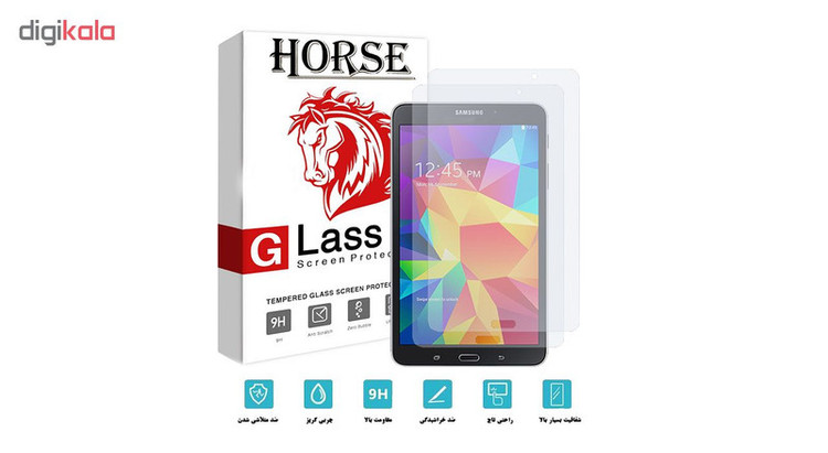 محافظ صفحه نمایش گلس هورس مدل UCC مناسب برای تبلت سامسونگ Galaxy Tab 4 8 T330 بسته دو عددی