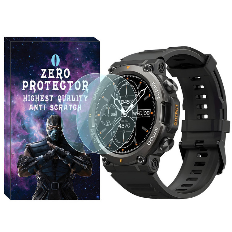 محافظ صفحه نمایش شیشهای زیرو مدل SH-ZR مناسب برای ساعت هوشمند هپی تاچ K59 / K59 Pro بسته دو عددی