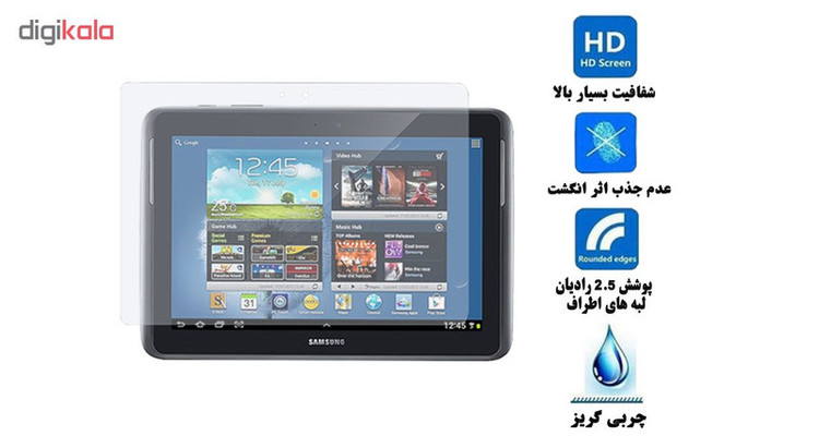 محافظ صفحه نمایش گلس هورس مدل UCC مناسب برای تبلت سامسونگ Galaxy Note 10.1 N8000 بسته دو عددی