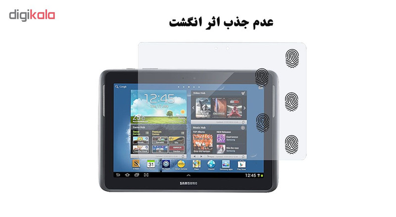 محافظ صفحه نمایش گلس هورس مدل UCC مناسب برای تبلت سامسونگ Galaxy Note 10.1 N8000 بسته دو عددی