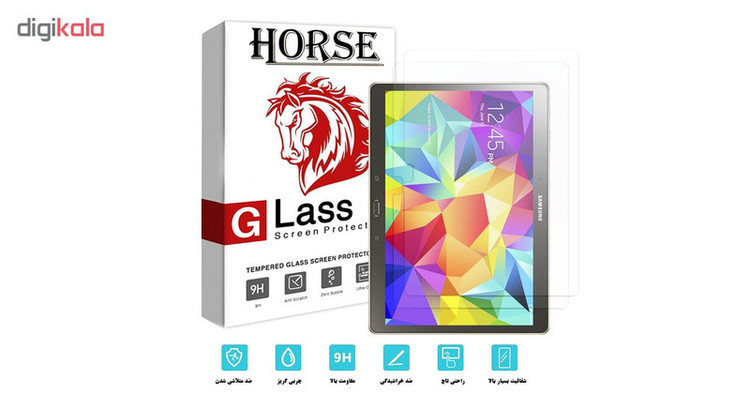 محافظ صفحه نمایش گلس هورس مدل UCC مناسب برای تبلت سامسونگ Galaxy Tab S 10.5 T800 بسته دو عددی