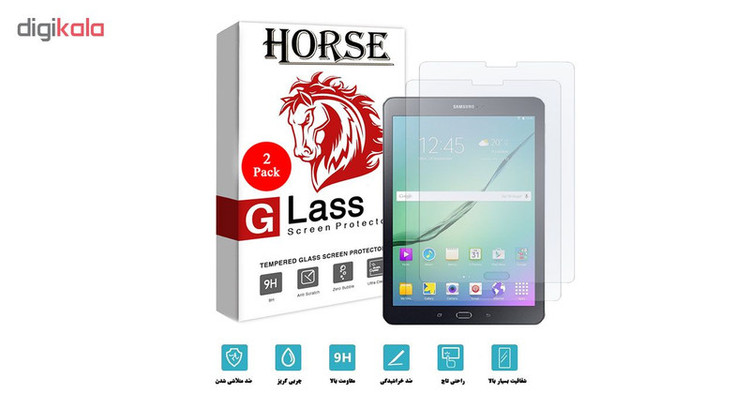 محافظ صفحه نمایش هورس مدل UCC مناسب برای تبلت سامسونگ Galaxy Tab S2 8.0 T719 بسته دو عددی