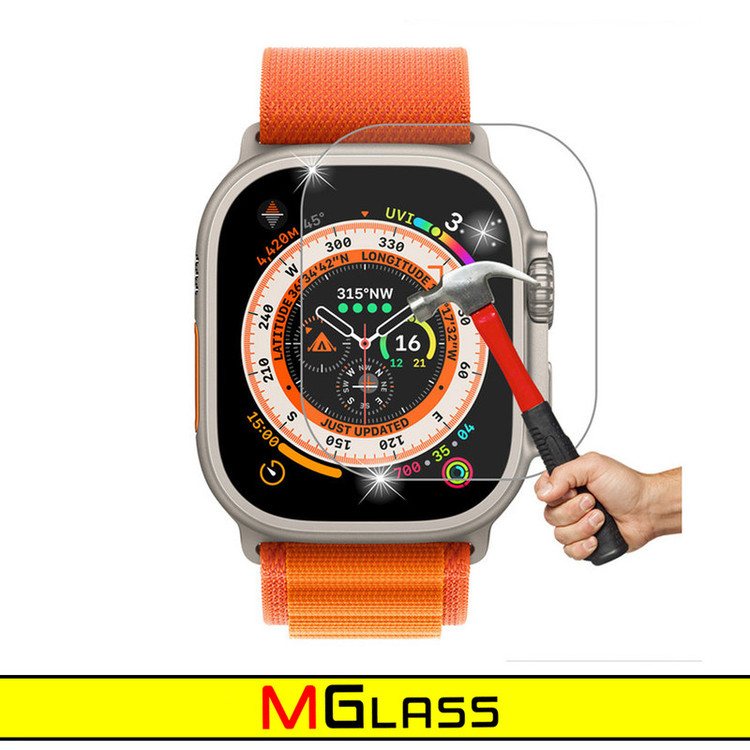 محافظ صفحه نمایش شیشهای امگلس مدل SH-MG مناسب برای ساعت هوشمند هاینو تکو T93 Ultra Max بسته دو عددی