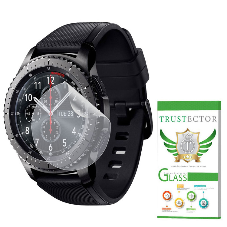 محافظ صفحه نمایش تراستکتور مدل TPWTA-Glass مناسب برای ساعت هوشمند سامسونگ Gear S3 frontier