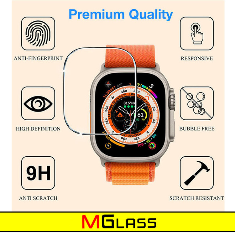 محافظ صفحه نمایش شیشهای امگلس مدل SH-MG مناسب برای ساعت هوشمند هاینو تکو T89 Ultra / T99 Ultra Max بسته سه عددی