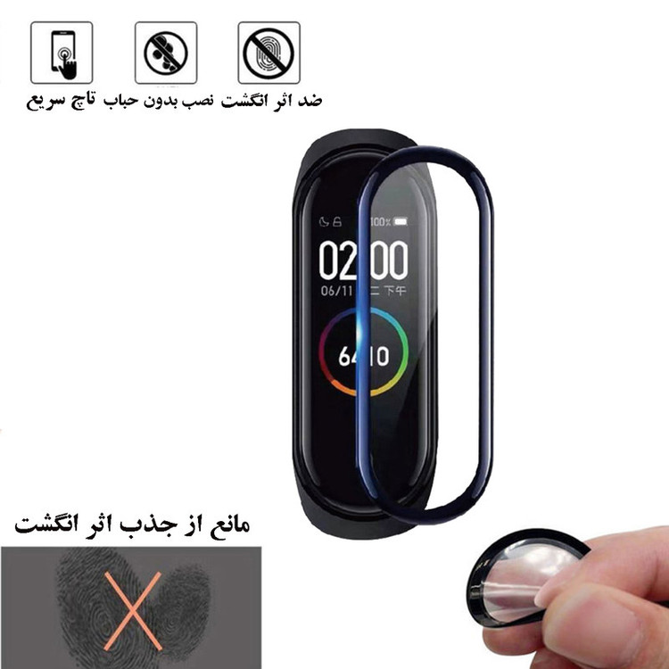 محافظ صفحه نمایش نانو هورس مدل PMH مناسب برای مچ بند هوشمند شیائومی Mi Band 6