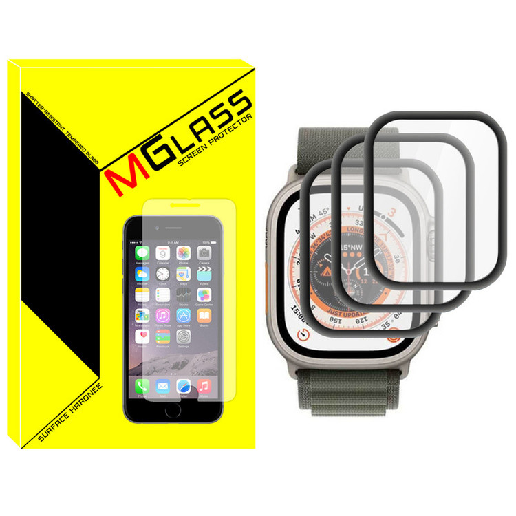 محافظ صفحه نمایش نانو امگلس مدل NMG مناسب برای ساعت هوشمند هاینو تکو T94 Ultra Max بسته سه عددی