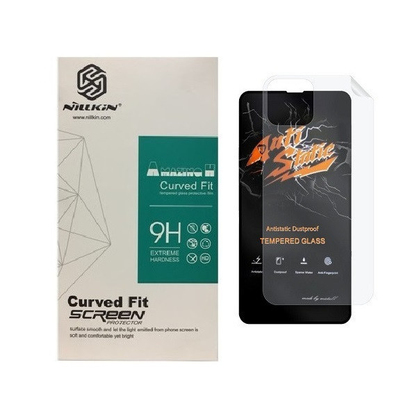 محافظ صفحه نمایش مدل 2ASN مناسب برای گوشی موبایل اپل iPhone 13 Pro به همراه محافظ پشت گوشی