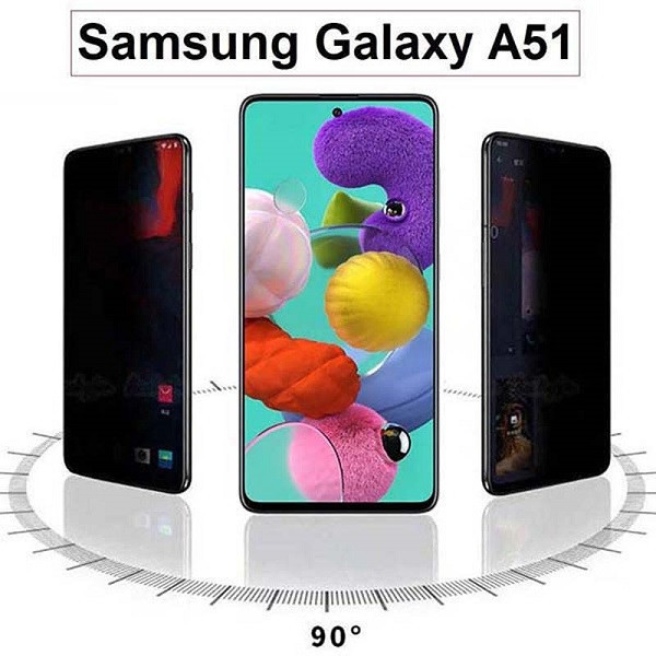 محافظ صفحه نمایش سرامیکی حریم شخصی مدل a مناسب برای گوشی موبایل سامسونگ Galaxy A51/A52